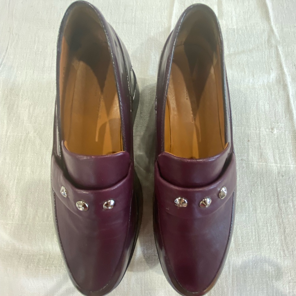 Robert Clergerie platform loafers leather